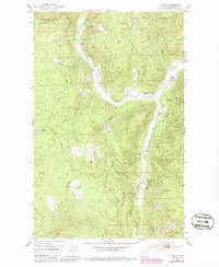 Download a high-resolution, GPS-compatible USGS topo map for Spirit, WA (1986 edition)