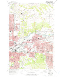 Download a high-resolution, GPS-compatible USGS topo map for Spokane NE, WA (1975 edition)
