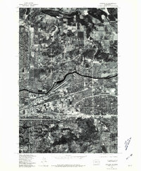 Download a high-resolution, GPS-compatible USGS topo map for Spokane NE, WA (1981 edition)