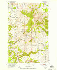 Download a high-resolution, GPS-compatible USGS topo map for Spokane SE, WA (1958 edition)