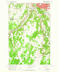 Download a high-resolution, GPS-compatible USGS topo map for Spokane SW, WA (1964 edition)