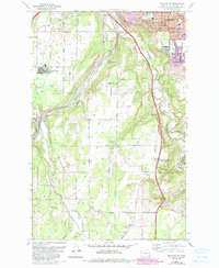 Download a high-resolution, GPS-compatible USGS topo map for Spokane SW, WA (1986 edition)