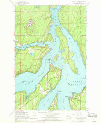 preview thumbnail of historical topo map of Mason County, WA in 1959