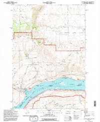 Download a high-resolution, GPS-compatible USGS topo map for Stacker Butte, WA (1995 edition)