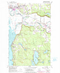 Download a high-resolution, GPS-compatible USGS topo map for Stanwood, WA (1991 edition)