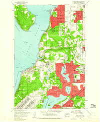 Download a high-resolution, GPS-compatible USGS topo map for Steilacoom, WA (1960 edition)