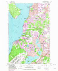 Download a high-resolution, GPS-compatible USGS topo map for Steilacoom, WA (1981 edition)