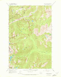 preview thumbnail of historical topo map of Chelan County, WA in 1965