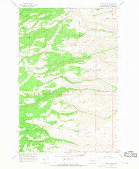 Download a high-resolution, GPS-compatible USGS topo map for Stray Gulch, WA (1968 edition)