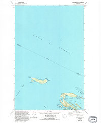 preview thumbnail of historical topo map of San Juan County, WA in 1973
