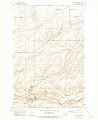 preview thumbnail of historical topo map of Franklin County, WA in 1970