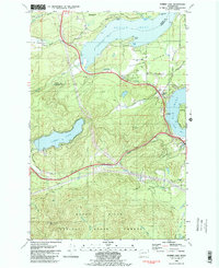 preview thumbnail of historical topo map of Thurston County, WA in 1981