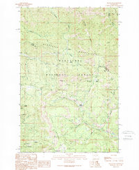 Download a high-resolution, GPS-compatible USGS topo map for Swauk Pass, WA (1989 edition)