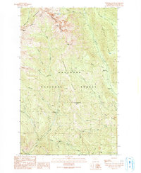 Download a high-resolution, GPS-compatible USGS topo map for Sweetgrass Butte, WA (1991 edition)