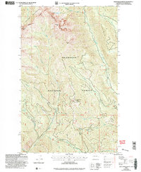 Download a high-resolution, GPS-compatible USGS topo map for Sweetgrass Butte, WA (2006 edition)