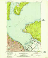 preview thumbnail of historical topo map of Pierce County, WA in 1949