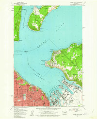 Download a high-resolution, GPS-compatible USGS topo map for Tacoma North, WA (1962 edition)