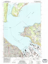 Download a high-resolution, GPS-compatible USGS topo map for Tacoma North, WA (1995 edition)