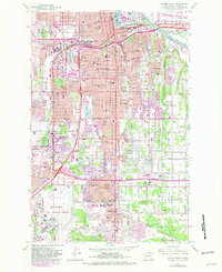Download a high-resolution, GPS-compatible USGS topo map for Tacoma South, WA (1981 edition)
