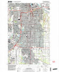 preview thumbnail of historical topo map of Pierce County, WA in 1997