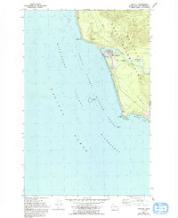 Download a high-resolution, GPS-compatible USGS topo map for Taholah, WA (1993 edition)