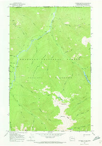 Download a high-resolution, GPS-compatible USGS topo map for Tatoosh Buttes, WA (1973 edition)