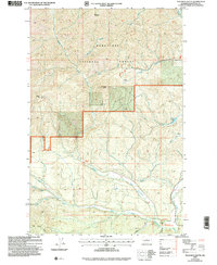 Download a high-resolution, GPS-compatible USGS topo map for Teanaway Butte, WA (2006 edition)