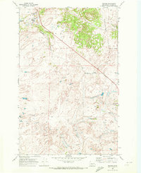 Download a high-resolution, GPS-compatible USGS topo map for Telford, WA (1972 edition)