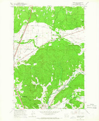 preview thumbnail of historical topo map of Thurston County, WA in 1959