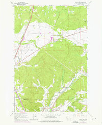 Download a high-resolution, GPS-compatible USGS topo map for Tenino SW, WA (1976 edition)