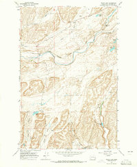 Download a high-resolution, GPS-compatible USGS topo map for Texas Lake, WA (1965 edition)