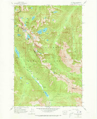 Download a high-resolution, GPS-compatible USGS topo map for The Cradle, WA (1973 edition)