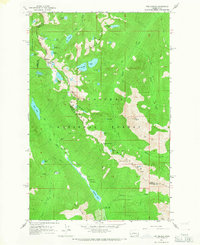 Download a high-resolution, GPS-compatible USGS topo map for The Cradle, WA (1967 edition)
