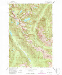 Download a high-resolution, GPS-compatible USGS topo map for The Cradle, WA (1987 edition)