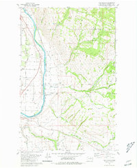 Download a high-resolution, GPS-compatible USGS topo map for The Pothole, WA (1981 edition)