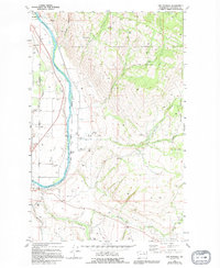 Download a high-resolution, GPS-compatible USGS topo map for The Pothole, WA (1994 edition)