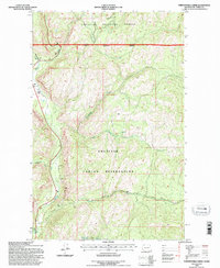 Download a high-resolution, GPS-compatible USGS topo map for Thirteenmile Creek, WA (1992 edition)