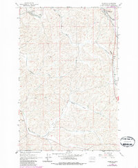 Download a high-resolution, GPS-compatible USGS topo map for Thornton, WA (1986 edition)