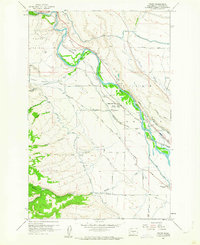 Download a high-resolution, GPS-compatible USGS topo map for Thorp, WA (1964 edition)