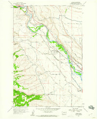 Download a high-resolution, GPS-compatible USGS topo map for Thorp, WA (1960 edition)