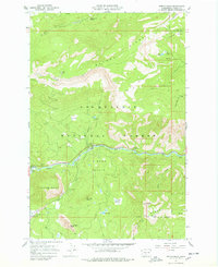 Download a high-resolution, GPS-compatible USGS topo map for Tieton Basin, WA (1978 edition)
