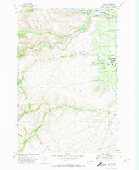 Download a high-resolution, GPS-compatible USGS topo map for Tieton, WA (1974 edition)