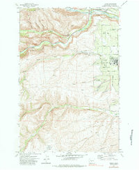 Download a high-resolution, GPS-compatible USGS topo map for Tieton, WA (1984 edition)