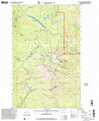 Download a high-resolution, GPS-compatible USGS topo map for Tiffany Mountain, WA (2004 edition)