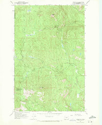 Download a high-resolution, GPS-compatible USGS topo map for Timber Mtn, WA (1971 edition)