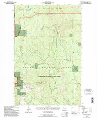 Download a high-resolution, GPS-compatible USGS topo map for Timber Mtn, WA (1996 edition)
