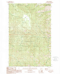 preview thumbnail of historical topo map of Chelan County, WA in 1989