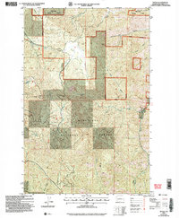 Download a high-resolution, GPS-compatible USGS topo map for Tiptop, WA (2006 edition)