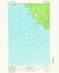 preview thumbnail of historical topo map of Jefferson County, WA in 1982