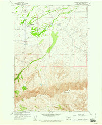 Download a high-resolution, GPS-compatible USGS topo map for Toppenish Mtn, WA (1960 edition)